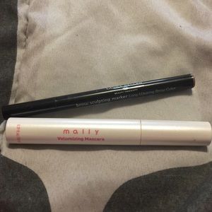 Mascara and brow marker